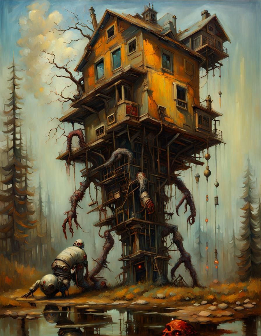 the Baba Yaga house