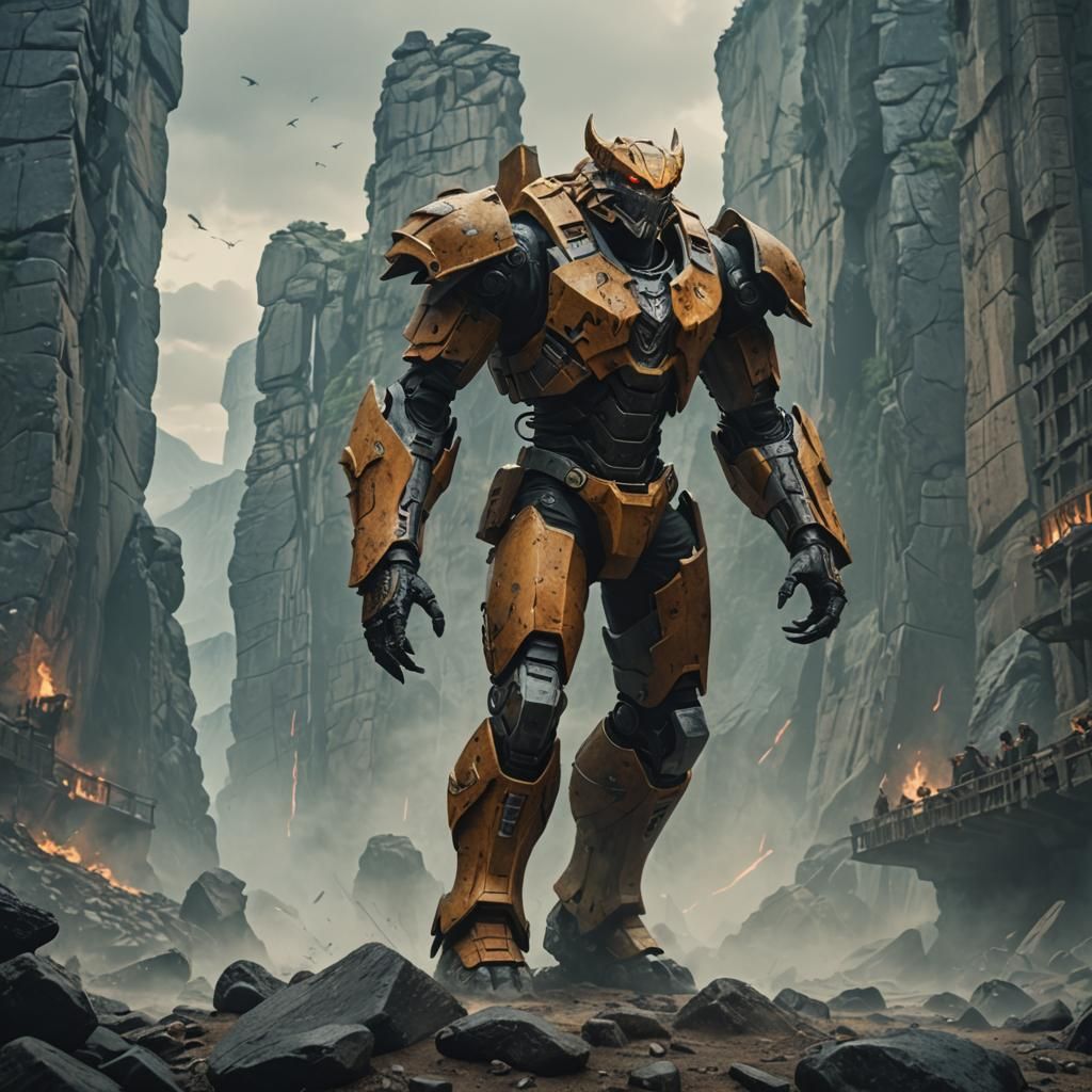 Epic Sword in Stone: Cinematic Film Still