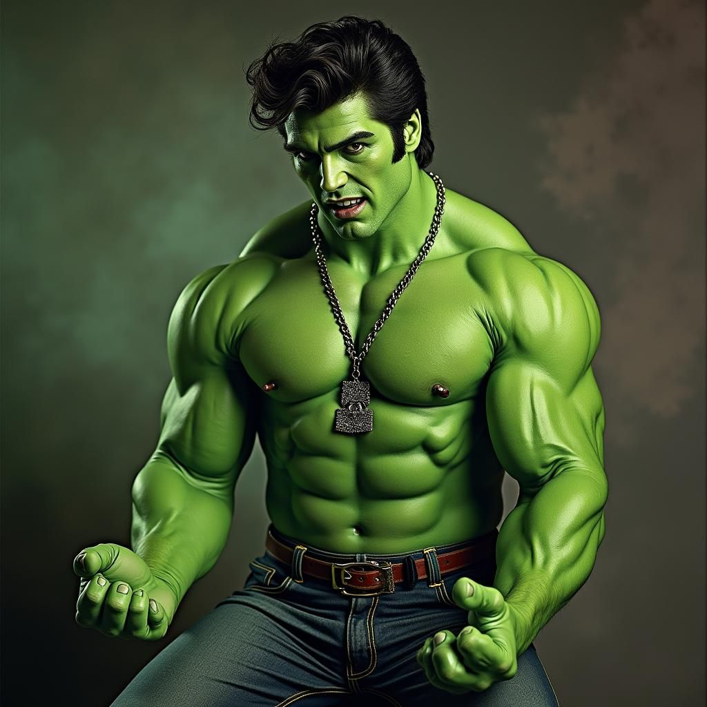 Elvis Hulk Smash in Vegas