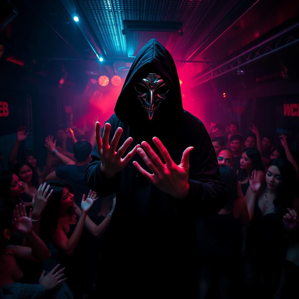 Mysterious DJ Commands Berlin Rave: Digital Painting