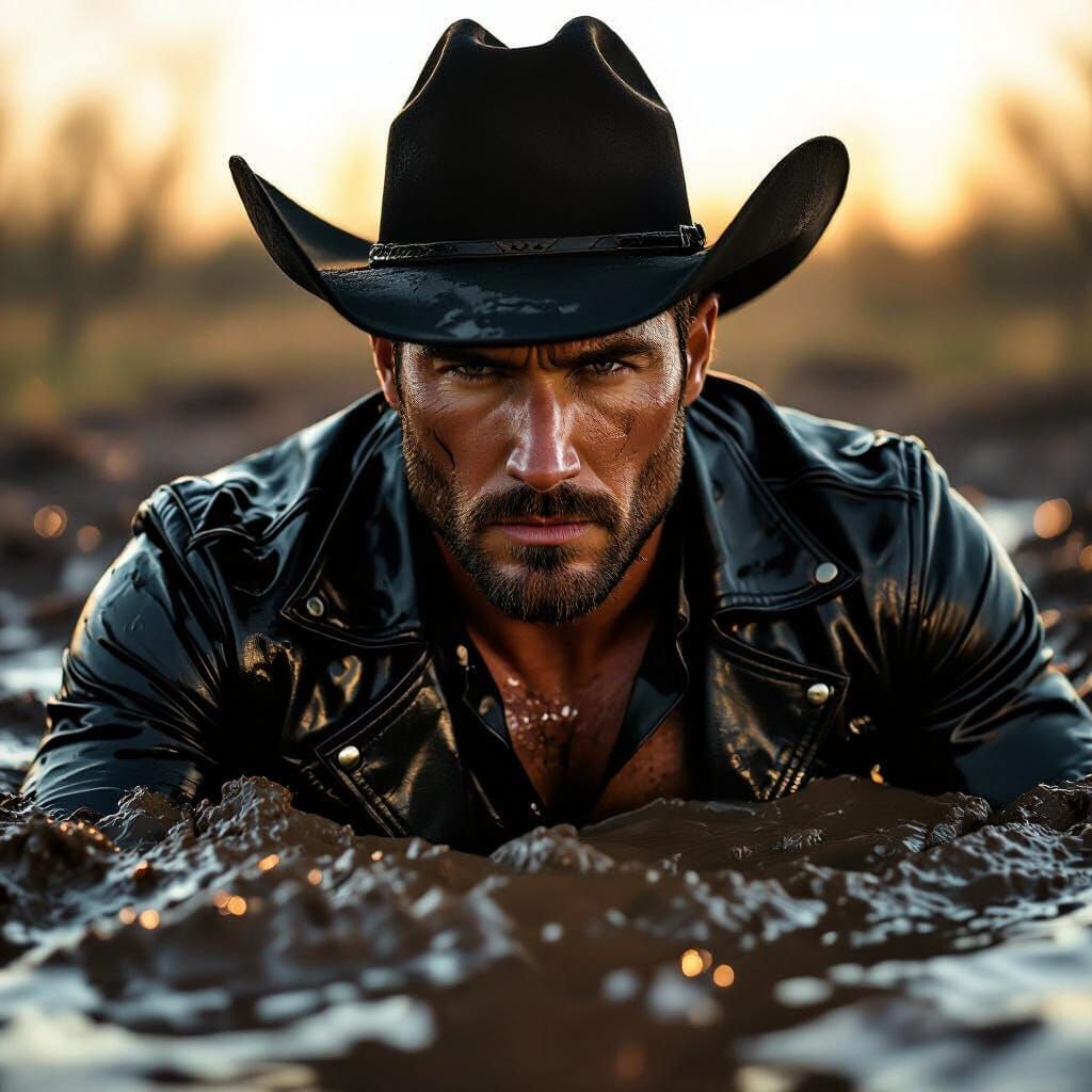 Cowboy Sinking in Mud, Cinematic Realism