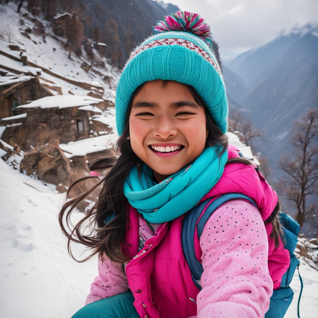 Winter Wonderland in the Himalayas