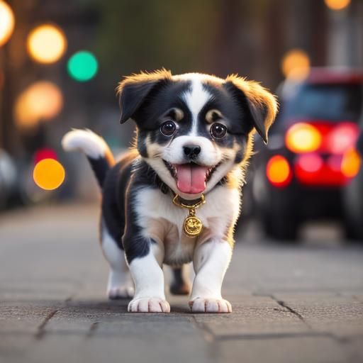 Comedy Puppies Photography with Bokeh