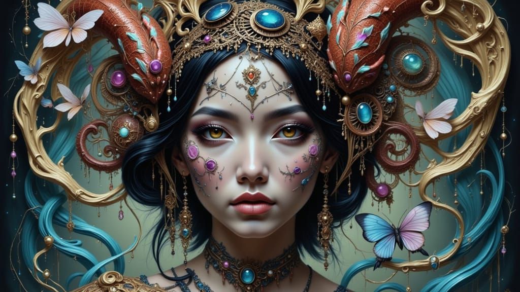 Concept Portrait: Beyond Wildest Dreams in Splash Art Style