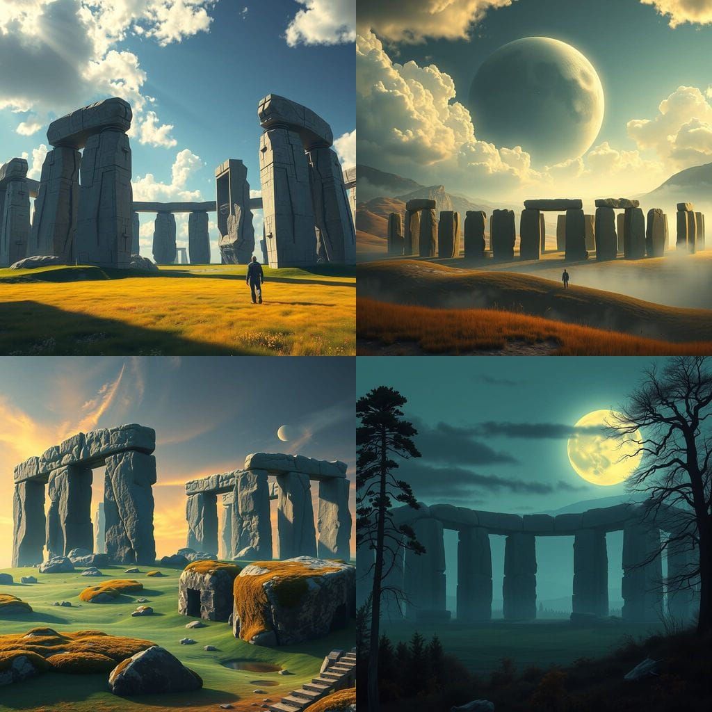 Ancient Megalithic Wonder in Dramatic Scale