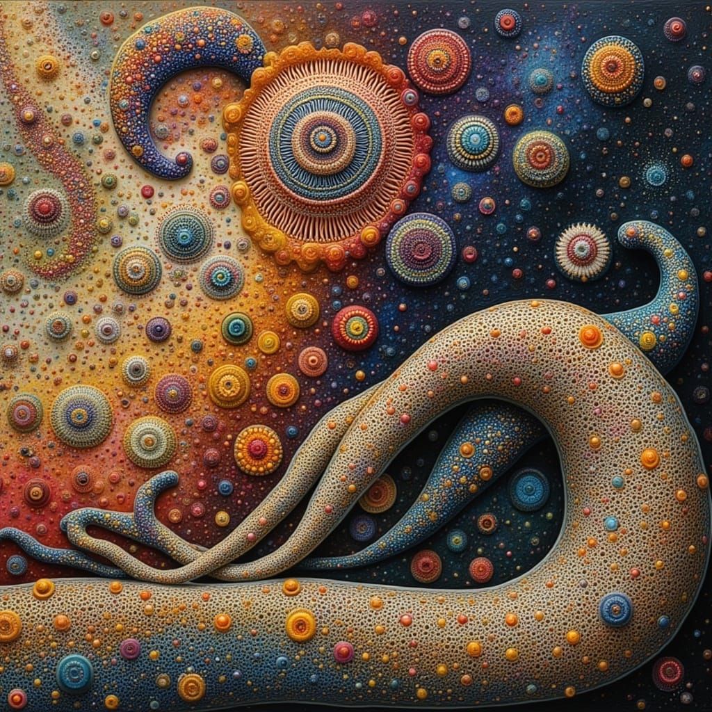 <lora:Surreal Horizons:1.0> Creative art with a hidden meani...