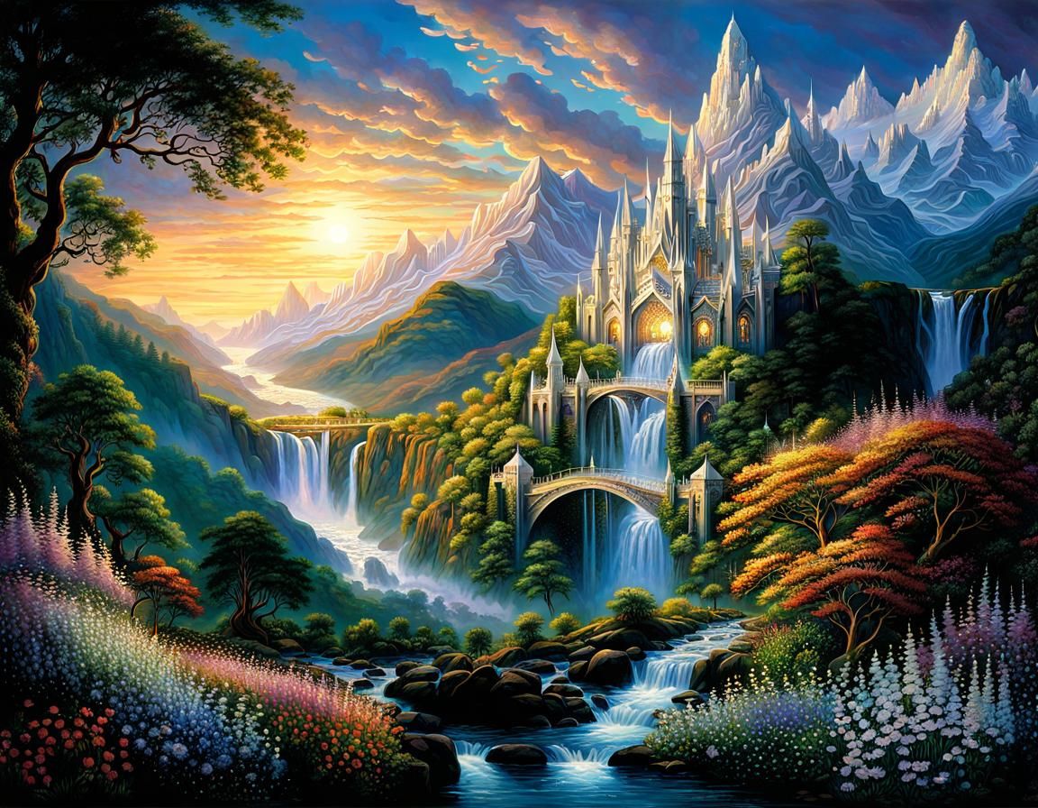 Sunrise in Elven Realm