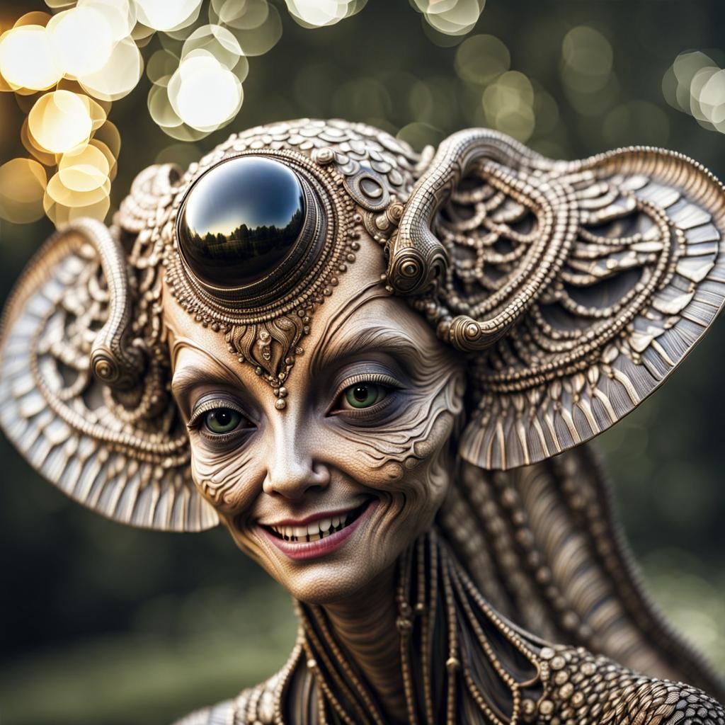 Photorealistic Aliens in Bizarre, Magical Realism