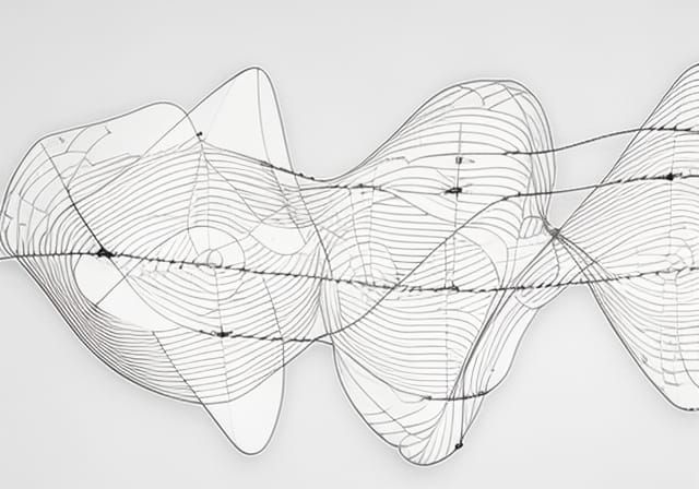 Chaotic 3D Music Graphic Score with Sacred Geometry
