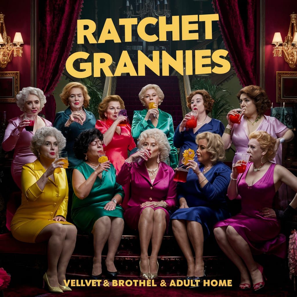 Ratchet Grannies Debauchery in Opulent Brothel