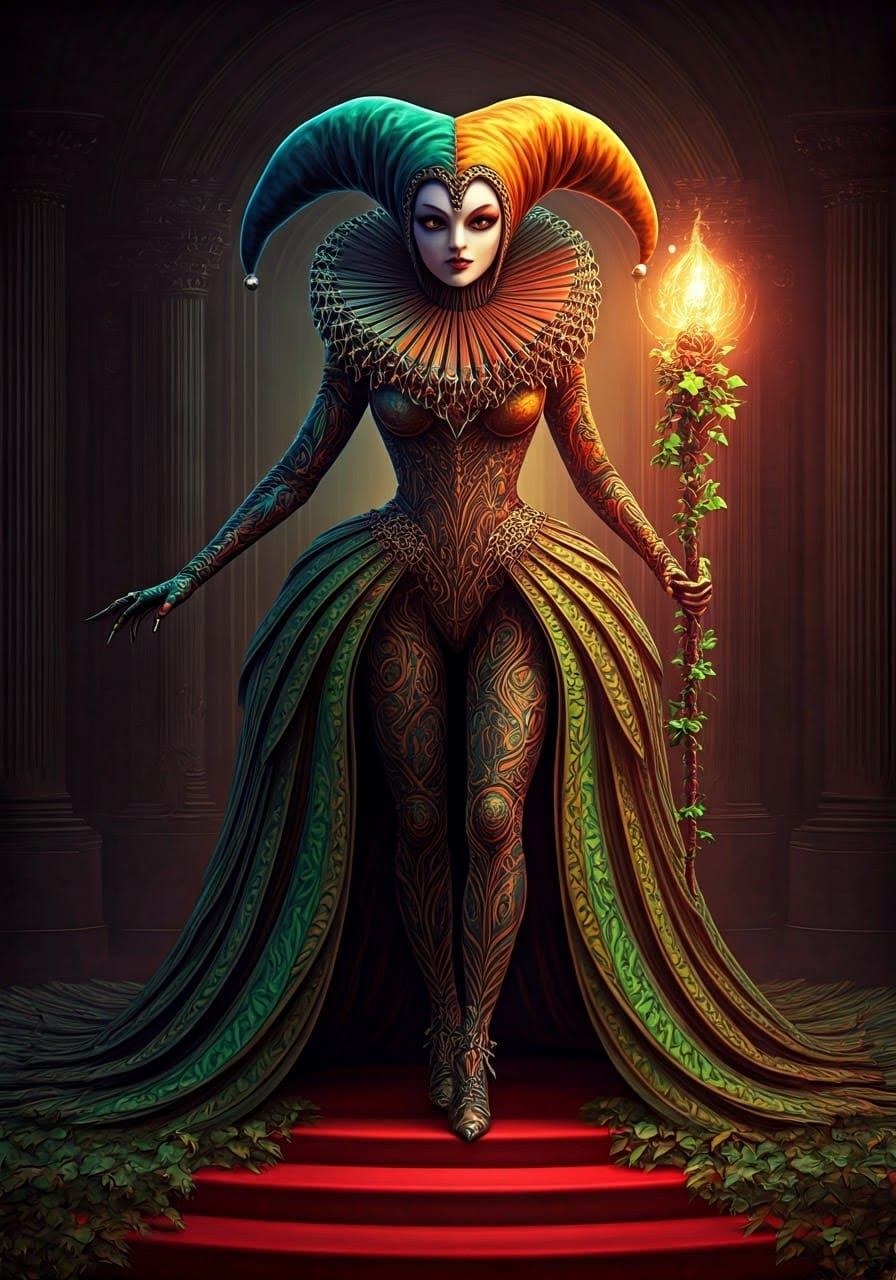 Rainbow Lorikeet Goddess Commands the Red Carpet in Vibrant ...