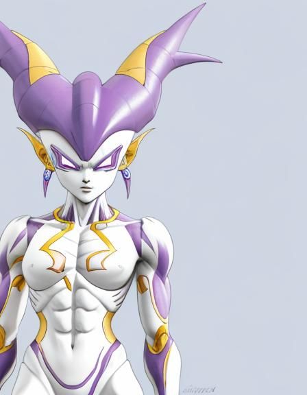 Frieza Race Character with Vivid Colors