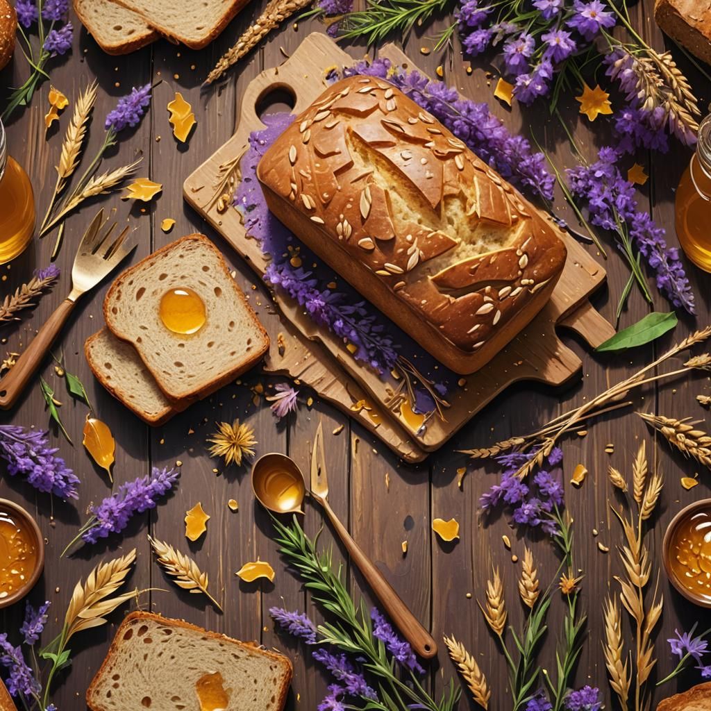 Enchanted Loaf of Bread Still Life