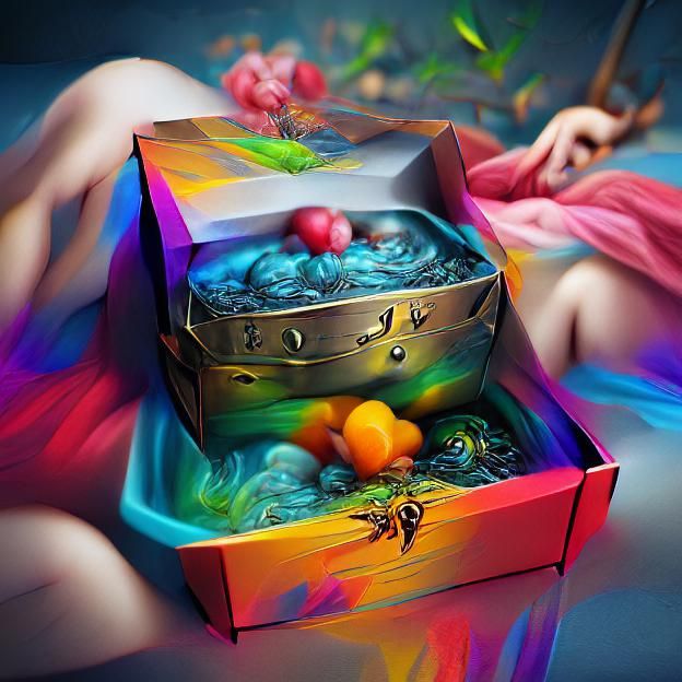 Mysterious Glowing Pandora's Box