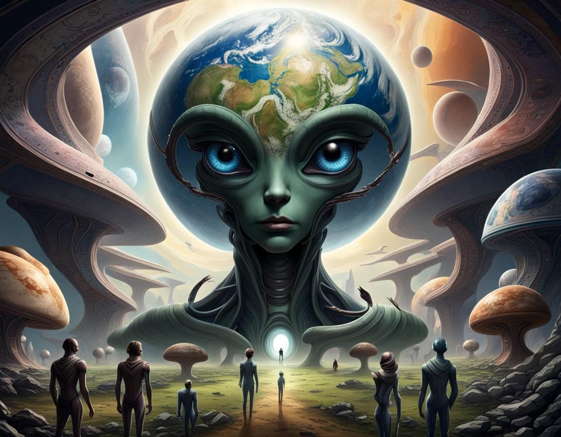 Hypothetical Earthling Form: A Speculative Rendering