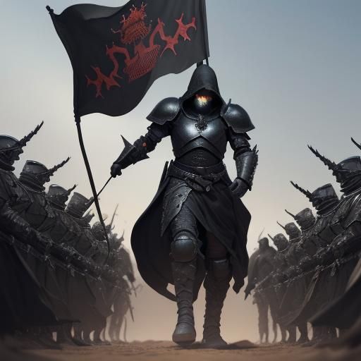 Epic Medieval Battle Between Good and Evil Armies