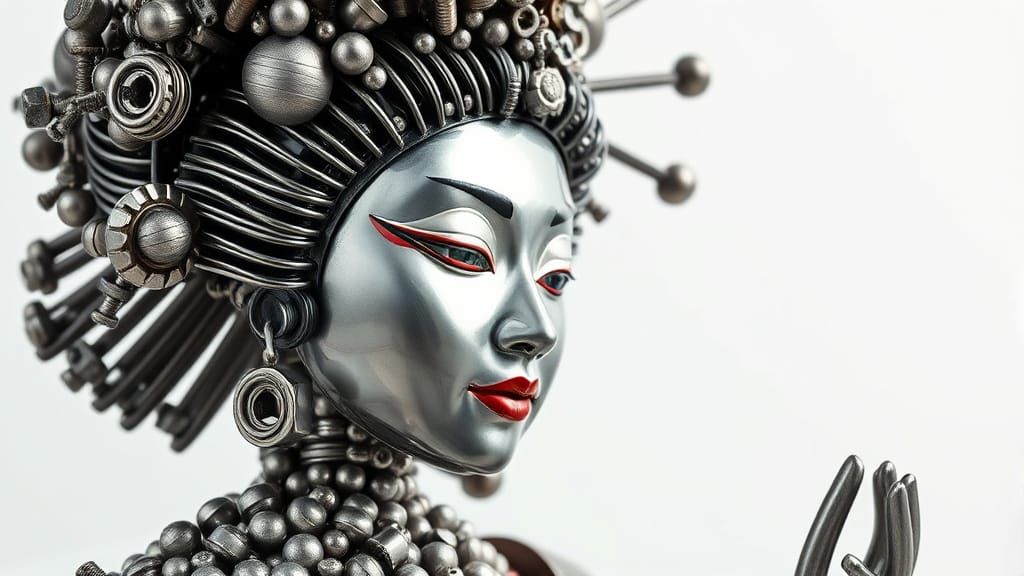 GEISHA Transforms Industrial Waste into Elegant Sculptures