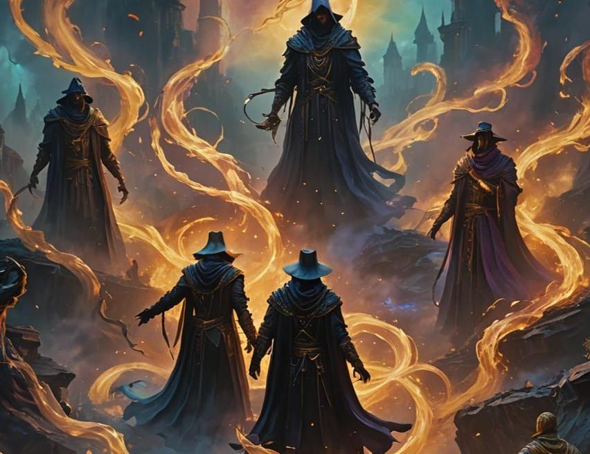 Fantastical Matte Painting with Deep Color