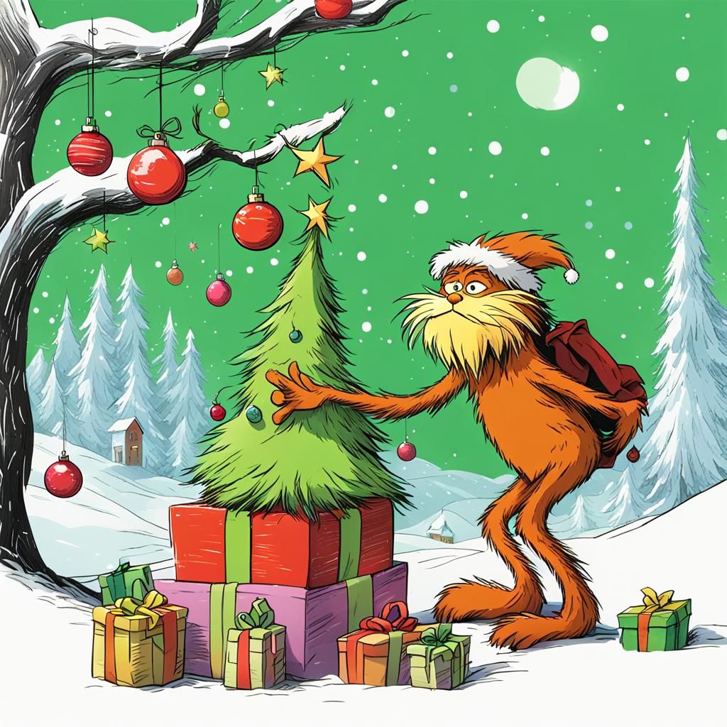 Lorax Stealing Christmas Like The Grinch