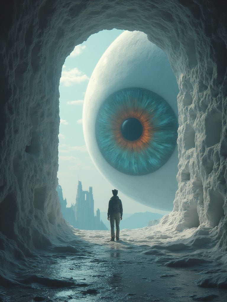 A Very Small Anthropomorphic Entity & An Eyeball in Atmosphe...