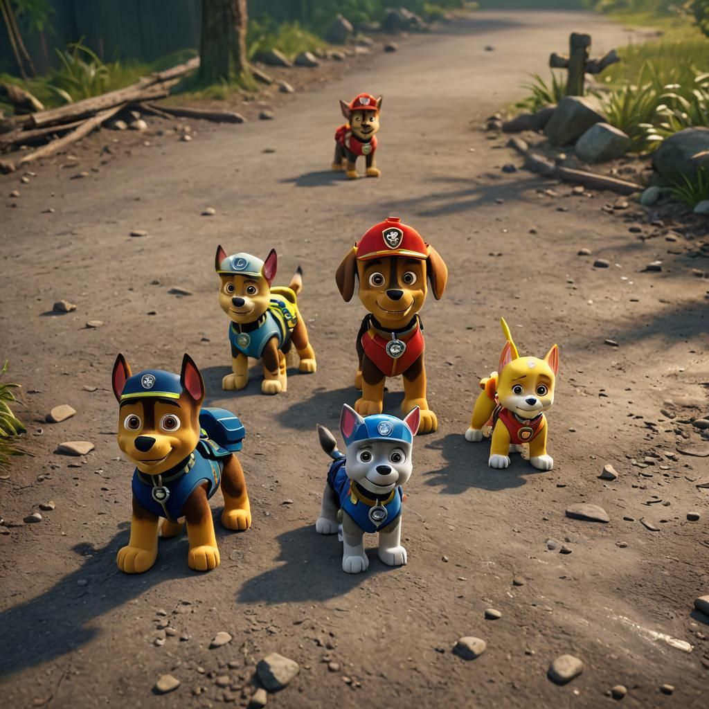 Paw Patrol Live-Action Cinematic Film Still