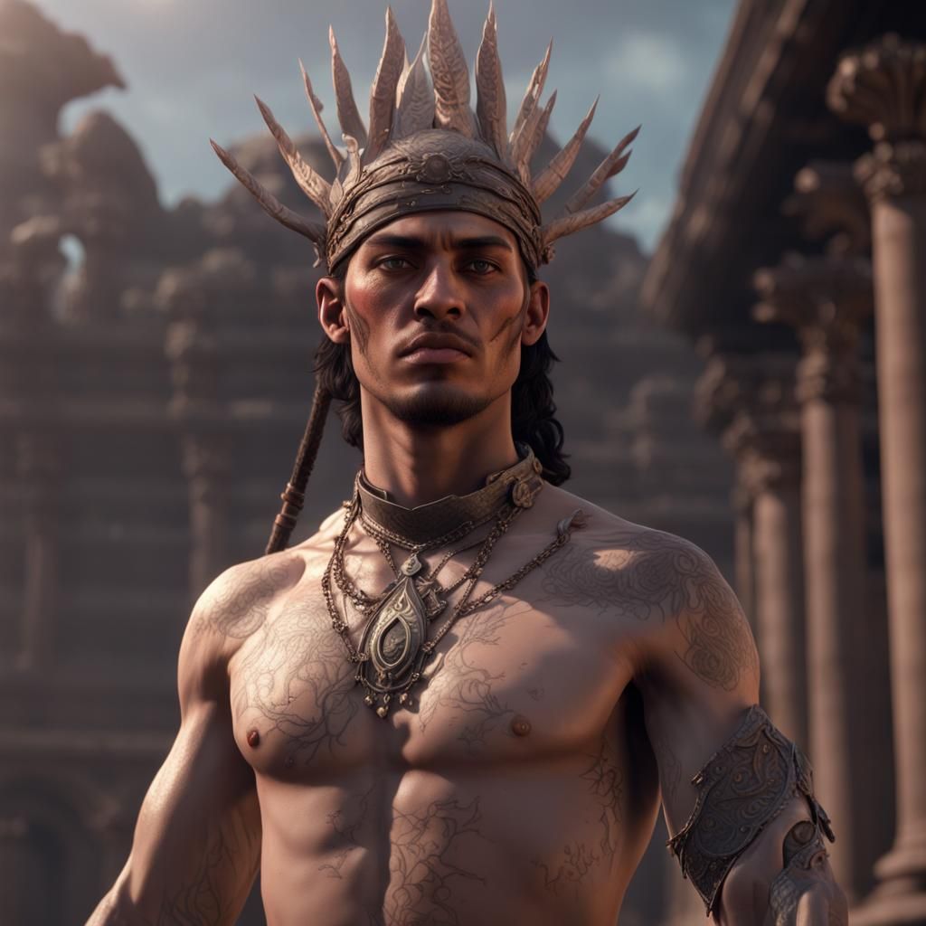 Identity Struggle: 3D Render of Resilience and Acceptance