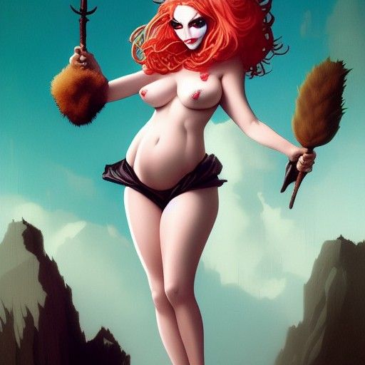 Pop Art Bunny Girl Pin-Up Poster