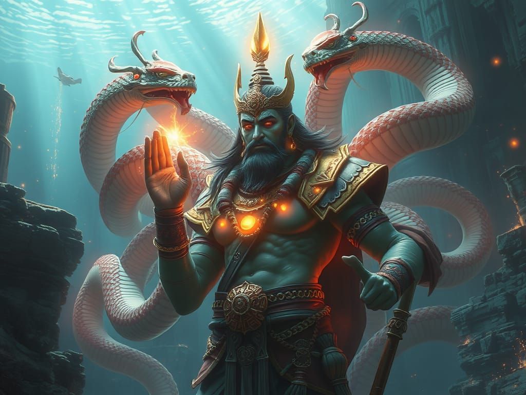 Bhima Infused with Divine Naga Energy