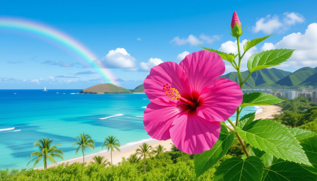 Heavenly Hibiscus in a Hawaiian Haven