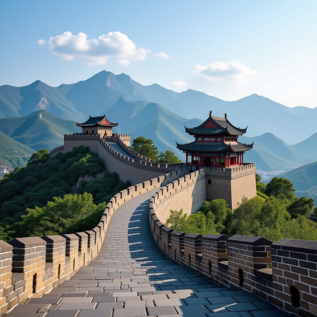 Great Wall of China Landscape