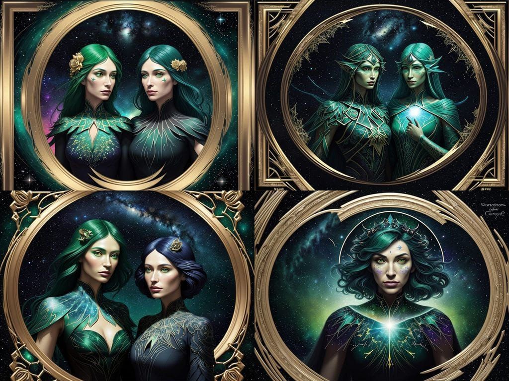 Surreal Fantasy Constellation Journey