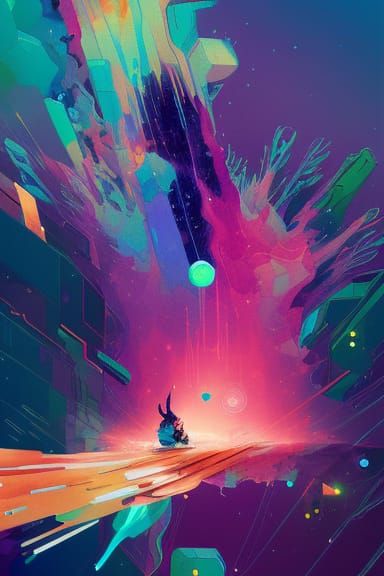 A Sprint in : Collision of supernova and nebula : vortex