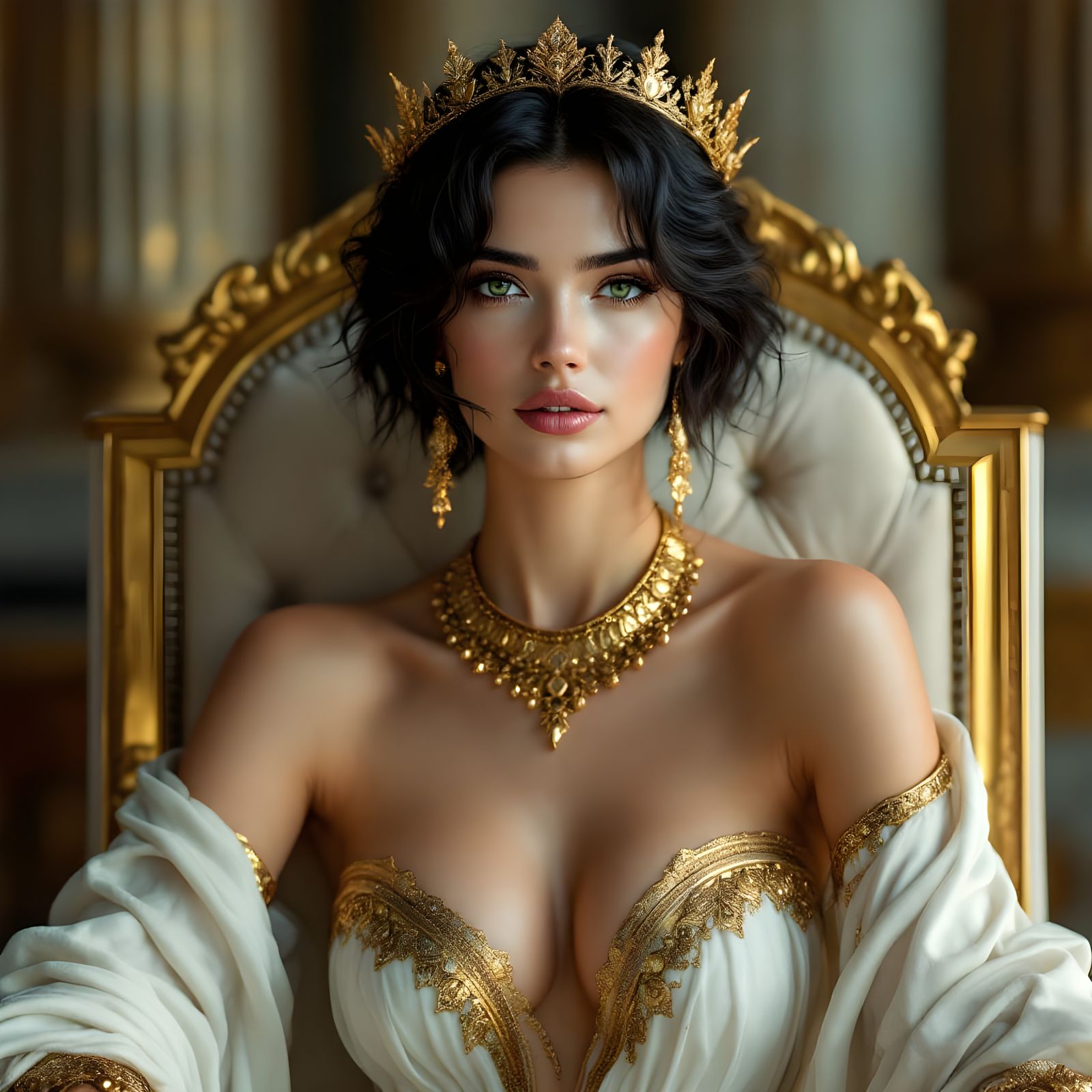 Goddess of Ancient Greece Revealed in Ultra-Realistic Portra...