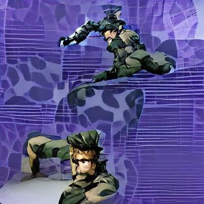 Dynamic Manga Character in Jojo Style Pose