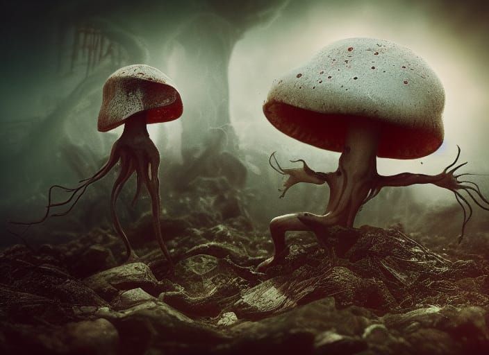 Lovecraftian Pagan Worship of Squid Goddess