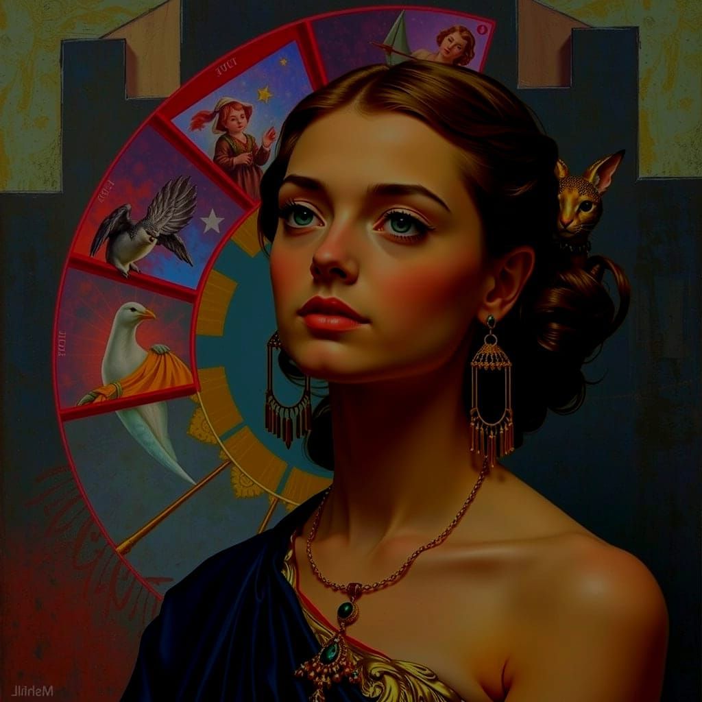 Abstract Geometric Spirals in Mathematical Art