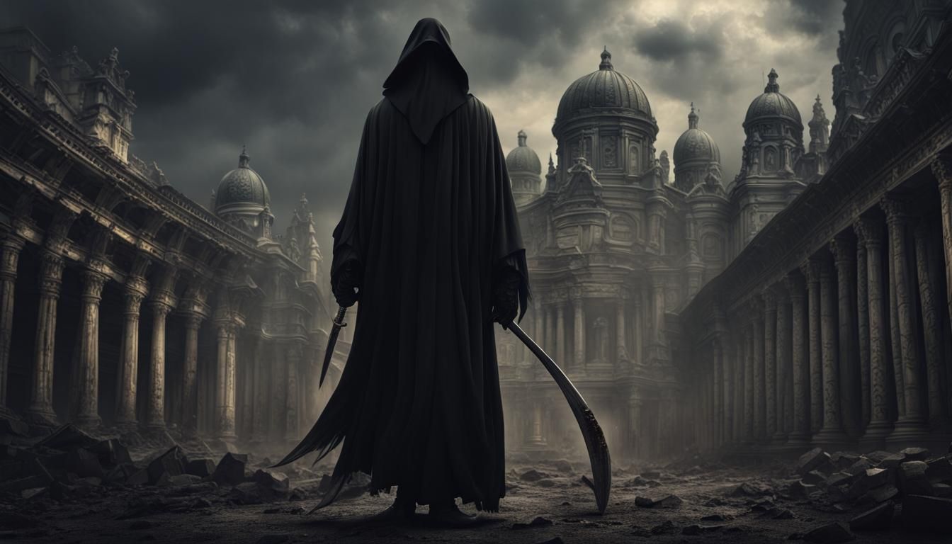 The Grim Reaper in different cultural interpretations.