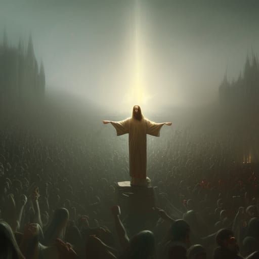 Fantasy Art: Every Knee Shall Bow