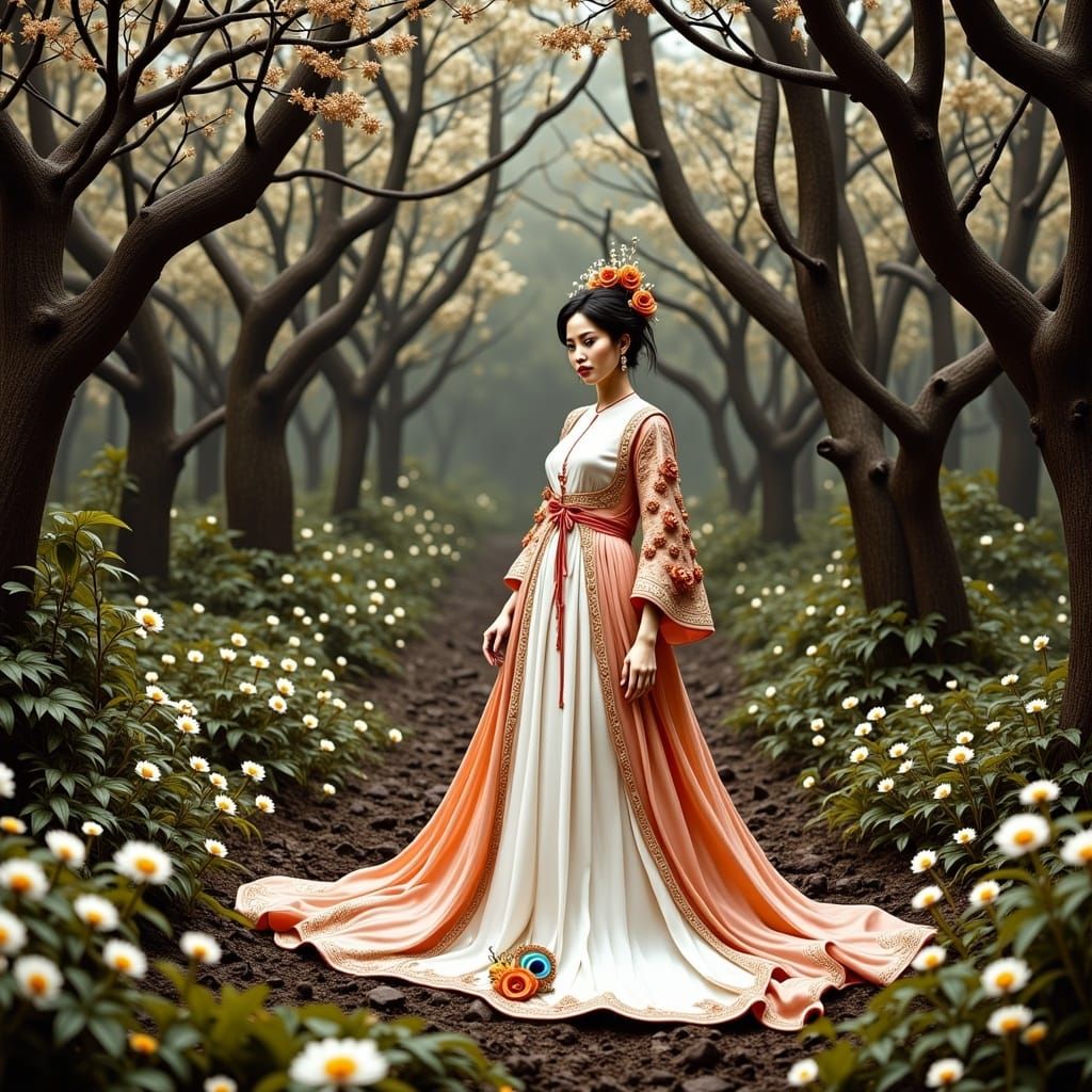 Mai Shiranui in Botticelli-Inspired Film Photo