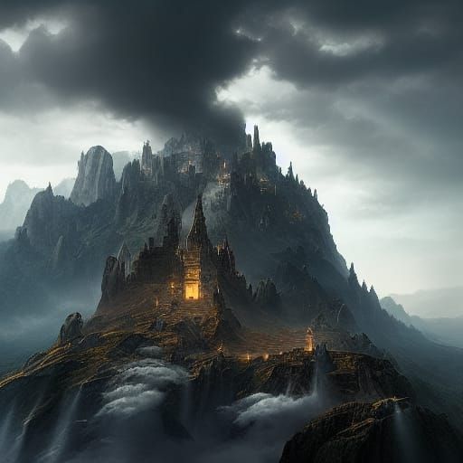 Epic Immortal Duo in Dramatic Digital Painting