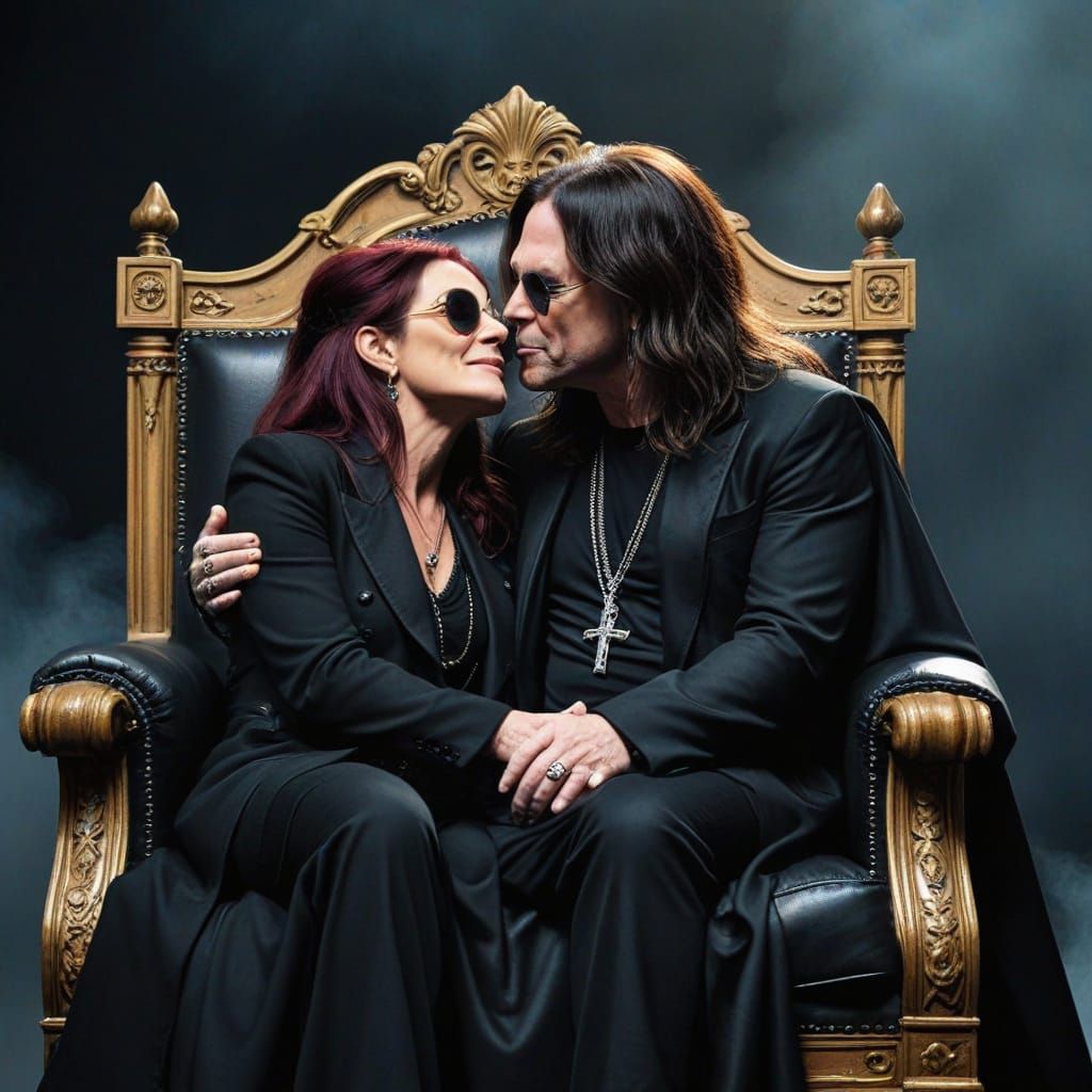 Ozzy Osbourne Tribute on Stage with Sharon