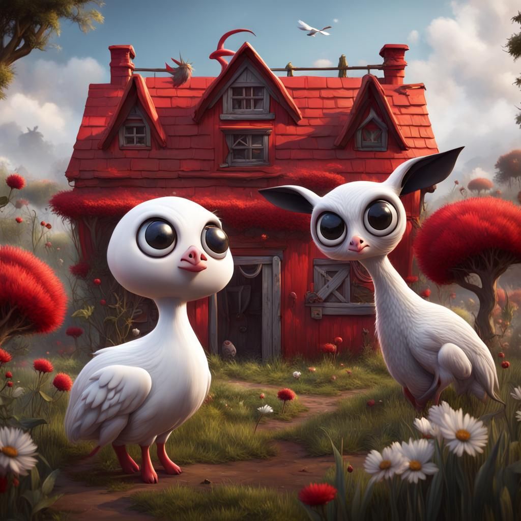 Mystical Farm with Cute Elastic Creatures