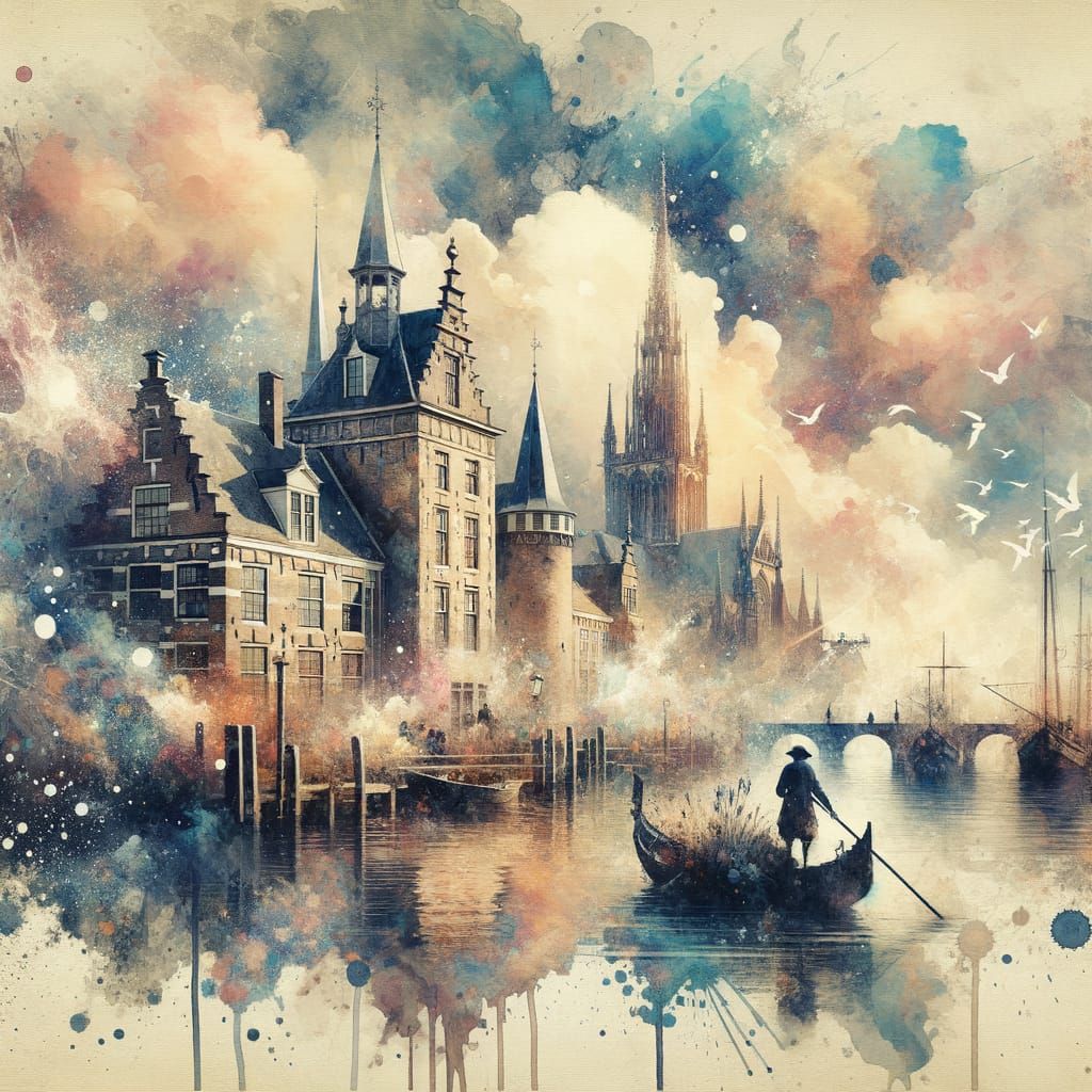 Harmonious Chaos: A Fusion of Dutch and British Art