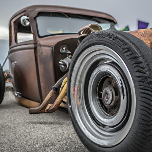 Vintage 1930s Rat Rods with Chrome Accents