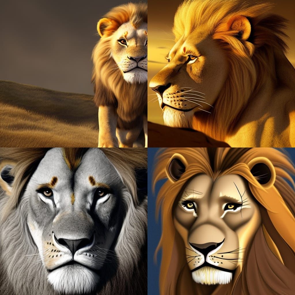 Scar: A Villainous Lion King Portrait