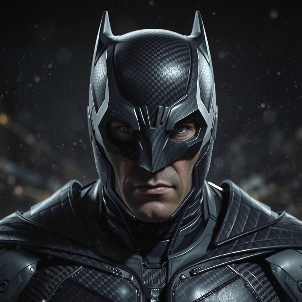 Futuristic Carbon Fiber Weave in Sci-Fi Style