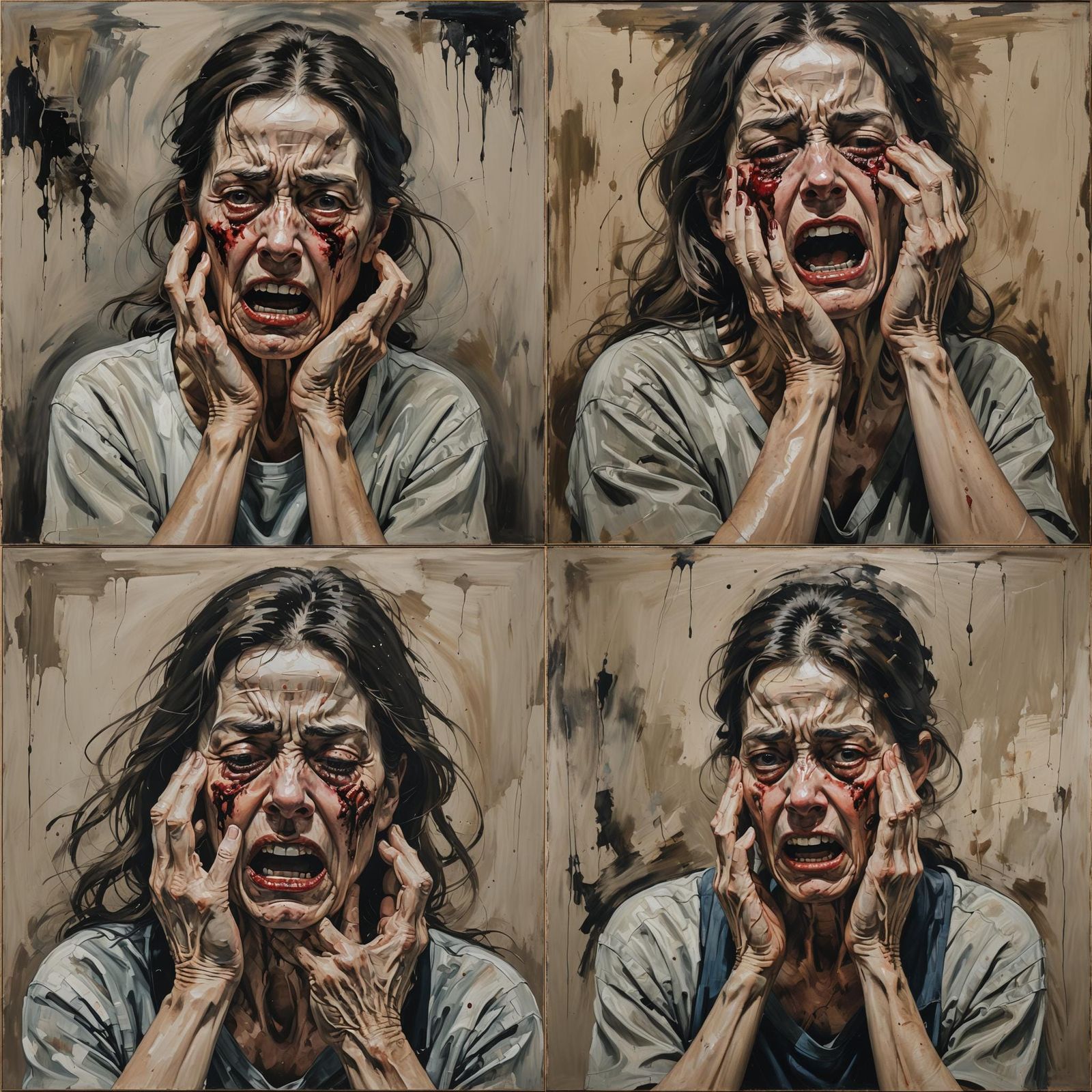 Expressive Anguish: A Traumatic Event in Matte Painting