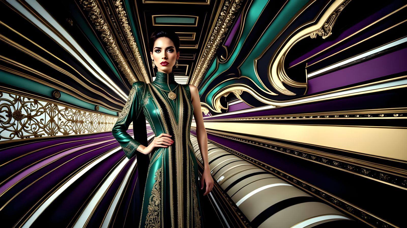 Elegant Fashion Extravaganza in High Definition