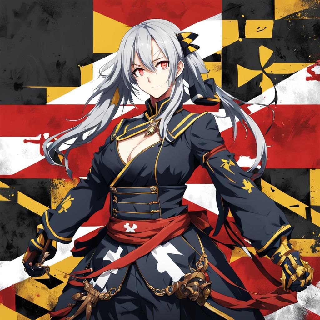 Anime Style Personification of Maryland