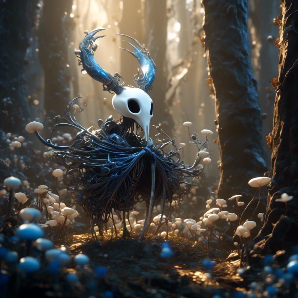 Hyperreal Hollow Knight in the Depths